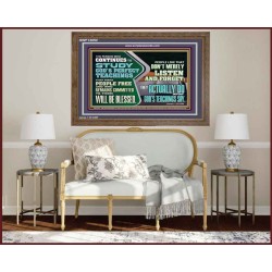 ACTUALLY DO WHAT GOD'S TEACHINGS SAY  Righteous Living Christian Wooden Frame  GWF13052  
