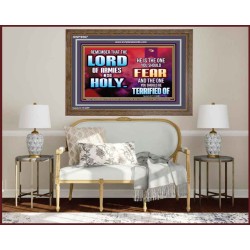 FEAR THE LORD WITH TREMBLING  Ultimate Power Wooden Frame  GWF9567  "45X33"