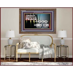 GRACE MERCY AND PEACE UNTO YOU  Bible Verse Wooden Frame  GWF9799  "45X33"