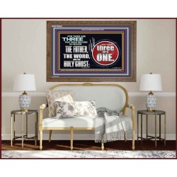 THE THREE THAT BEAR RECORD IN HEAVEN  Modern Wall Art  GWF9902  "45X33"