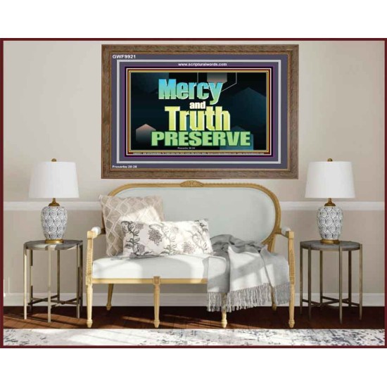 MERCY AND TRUTH PRESERVE  Christian Paintings  GWF9921  
