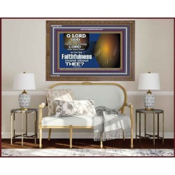 WHO IS A STRONG LORD LIKE UNTO THEE OUR GOD  Scriptural Décor  GWF9979  "45X33"