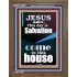 SALVATION IS COME TO THIS HOUSE  Unique Scriptural Picture  GWF10000  "33x45"