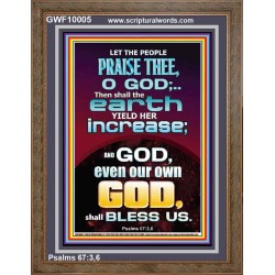 THE EARTH YIELD HER INCREASE  Church Picture  GWF10005  "33x45"