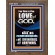 THE LOVE OF GOD IS TO KEEP HIS COMMANDMENTS  Ultimate Power Portrait  GWF10011  