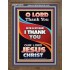 THANK YOU OUR LORD JESUS CHRIST  Sanctuary Wall Portrait  GWF10016  "33x45"