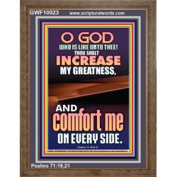 O GOD INCREASE MY GREATNESS  Church Portrait  GWF10023  "33x45"