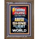 TALITHA CUMI ARISE SHINE AS LIGHT IN THE WORLD  Church Portrait  GWF10031  