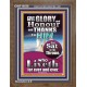 GIVE GLORY AND HONOUR TO JEHOVAH EL SHADDAI  Biblical Art Portrait  GWF10038  
