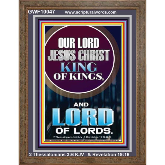 JESUS CHRIST - KING OF KINGS LORD OF LORDS   Bathroom Wall Art  GWF10047  