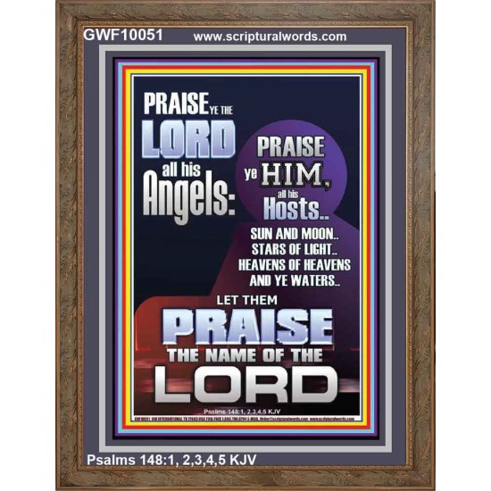 PRAISE HIM SUN, MOON, STARS OF LIGHT, YE WATERS  Contemporary Arts & Décor Picture  GWF10051  
