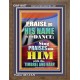PRAISE HIM IN DANCE, TIMBREL AND HARP  Modern Art Picture  GWF10057  