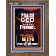 PRAISE HIM WITH TRUMPET, PSALTERY AND HARP  Inspirational Bible Verses Portrait  GWF10063  