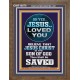 OH YES JESUS LOVED YOU  Modern Wall Art  GWF10070  