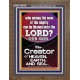 O LORD OUR GOD CREATOR OF HEAVEN, EARTH AND SEA  Custom Wall Art Print  GWF10074  