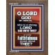 WHO IS A STRONG LORD LIKE UNTO THEE JEHOVAH TZEVA'OT  Custom Biblical Painting  GWF10075  