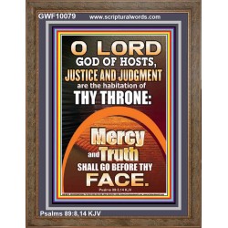 JUSTICE AND JUDGEMENT THE HABITATION OF YOUR THRONE O LORD  New Wall Décor  GWF10079  "33x45"