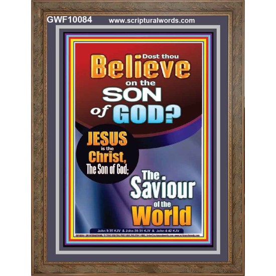 JESUS CHRIST THE SAVIOUR OF THE WORLD  Christian Paintings  GWF10084  