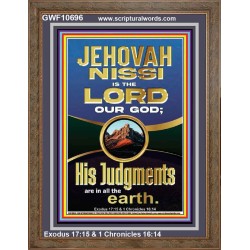 JEHOVAH NISSI IS THE LORD OUR GOD  Christian Paintings  GWF10696  "33x45"