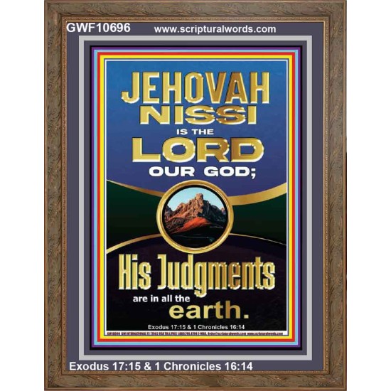 JEHOVAH NISSI IS THE LORD OUR GOD  Christian Paintings  GWF10696  