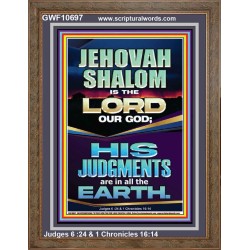 JEHOVAH SHALOM IS THE LORD OUR GOD  Christian Paintings  GWF10697  "33x45"