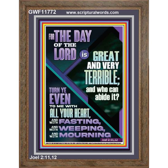 THE GREAT DAY OF THE LORD  Sciptural Décor  GWF11772  