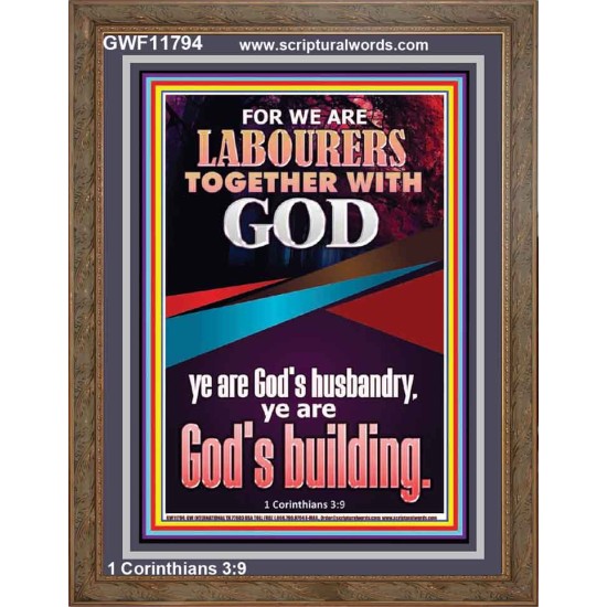 BE A CO-LABOURERS WITH GOD IN JEHOVAH HUSBANDRY  Christian Art Portrait  GWF11794  