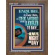 STUDY THE WORD OF THE LORD DAY AND NIGHT  Large Wall Accents & Wall Portrait  GWF11817  