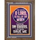 TEACH ME THY STATUES O LORD I AM THINE  Christian Quotes Portrait  GWF11821  