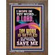 I AM THINE SAVE ME O LORD  Christian Quote Portrait  GWF11822  