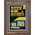 SEEK THE FACE OF GOD CONTINUALLY  Unique Scriptural ArtWork  GWF11838  "33x45"