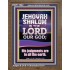 JEHOVAH SHALOM HIS JUDGEMENT ARE IN ALL THE EARTH  Custom Art Work  GWF11842  "33x45"