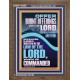 OFFER BURNT OFFERINGS UNTO THE LORD  Custom Inspiration Bible Verse Portrait  GWF11850  