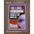 THE LORD KINGDOM RULETH OVER ALL  New Wall Décor  GWF11853  "33x45"