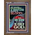 CLOTHED WITH A VESTURE DIPED IN BLOOD AND HIS NAME IS CALLED THE WORD OF GOD  Inspirational Bible Verse Portrait  GWF11867  "33x45"