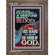 CLOTHED WITH A VESTURE DIPED IN BLOOD AND HIS NAME IS CALLED THE WORD OF GOD  Inspirational Bible Verse Portrait  GWF11867  