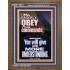 I WILL EAGERLY OBEY YOUR COMMANDS O LORD MY GOD  Printable Bible Verses to Portrait  GWF11874  "33x45"