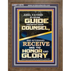 ABBA FATHER PLEASE GUIDE US WITH YOUR COUNSEL  Scripture Wall Art  GWF11878  