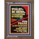 SPEAK TO ONE ANOTHER IN PSALMS AND HYMNS AND SPIRITUAL SONGS  Ultimate Inspirational Wall Art Picture  GWF11881  