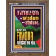 INCREASED IN WISDOM AND STATURE AND IN FAVOUR WITH GOD AND MAN  Righteous Living Christian Picture  GWF11885  