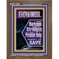 JEHOVAH NISSI A VERY PRESENT HELP  Eternal Power Picture  GWF11886  "33x45"