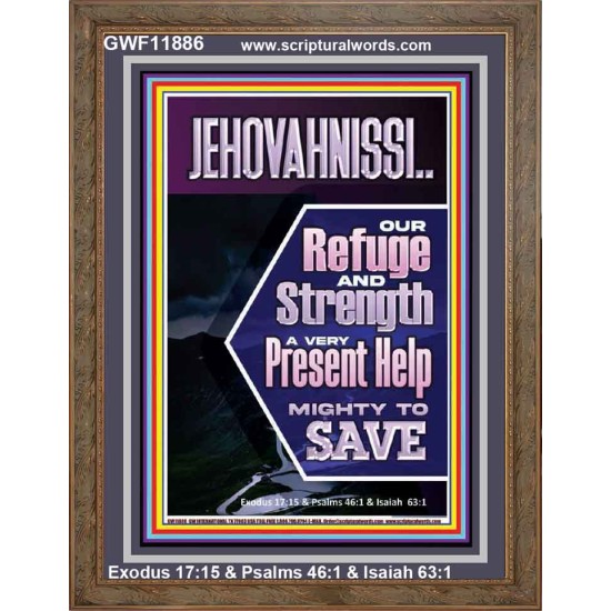 JEHOVAH NISSI A VERY PRESENT HELP  Eternal Power Picture  GWF11886  