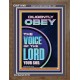 DILIGENTLY OBEY THE VOICE OF THE LORD OUR GOD  Unique Power Bible Portrait  GWF11901  