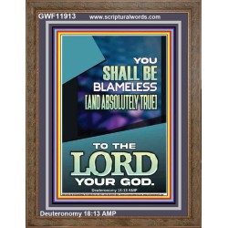 BE ABSOLUTELY TRUE TO OUR LORD JEHOVAH  Eternal Power Picture  GWF11913  "33x45"