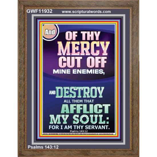 DESTROY ALL THEM THAT AFFLICT MY SOUL   Church Portrait  GWF11932  