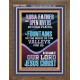ABBA FATHER WILL OPEN RIVERS FOR US IN HIGH PLACES  Sanctuary Wall Portrait  GWF11943  