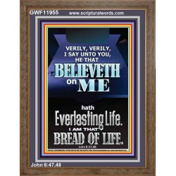 I AM THAT BREAD OF LIFE  Unique Power Bible Portrait  GWF11955  "33x45"