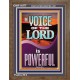 THE VOICE OF THE LORD IS POWERFUL  Scriptures Décor Wall Art  GWF11977  