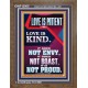 LOVE IS PATIENT AND KIND AND DOES NOT ENVY  Christian Paintings  GWF12005  