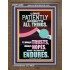 LOVE PATIENTLY ACCEPTS ALL THINGS  Scripture Art Work  GWF12009  "33x45"